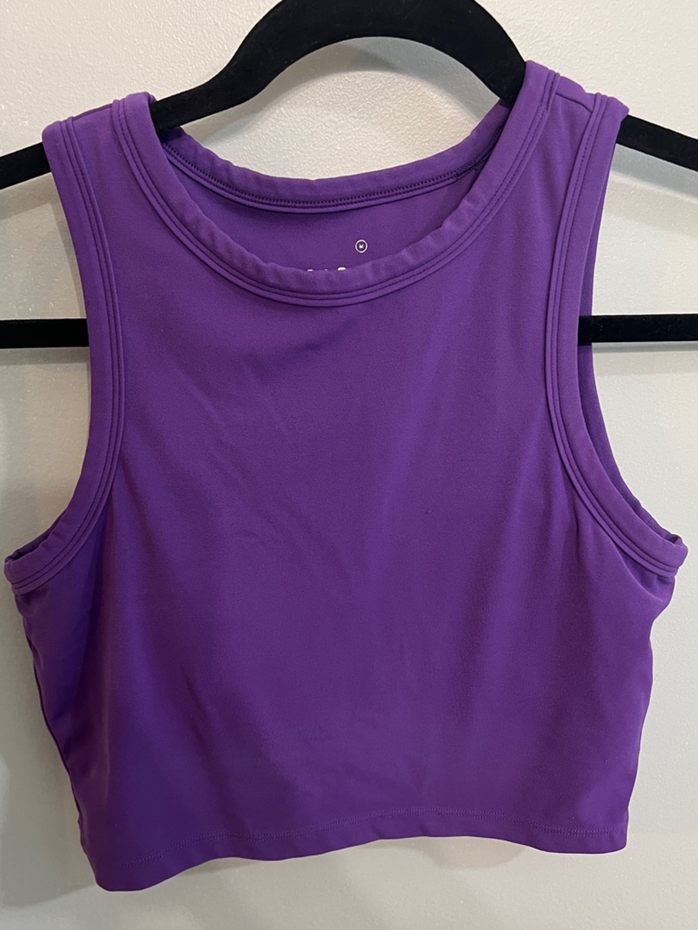 PARAGON Purple Racerback Crop Tank